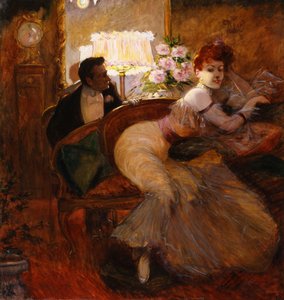 Balodan Önce (tuval üzerine serilmiş kağıt üzerine yağlı boya) by G. Payen