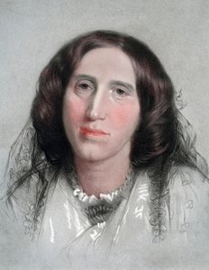 George Eliot, İngiliz romancı, 19. yüzyıl by G Sidney Hunt