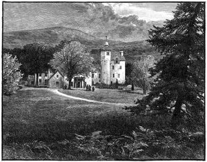 Abergeldie Kalesi, Aberdeenshire, İskoçya, 1900