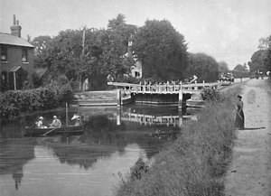 Sonning Lock: Thames Nehrinde, c1896