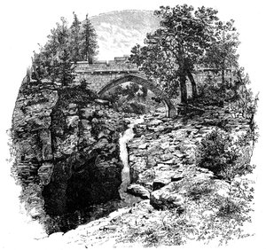 Linn of Dee, Aberdeenshire, İskoçya, 1900.