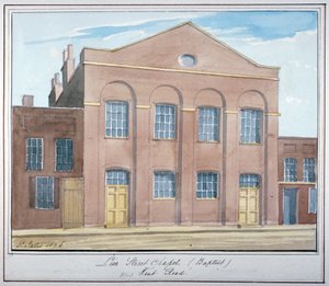 Lion Street Baptist Şapeli, New Kent Road, Southwark, Londra, 1826