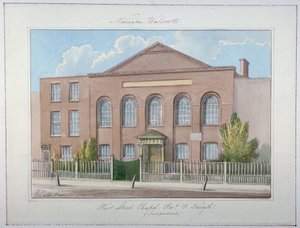 West Street Bağımsız Şapeli, Southwark, Londra, 1826 by G Yates