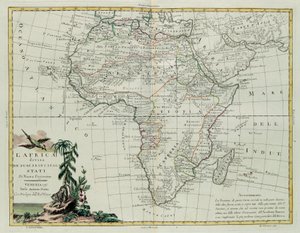Afrika, ana eyaletlerine bölünmüş, G. Zuliani