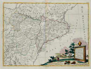 Katalonya, Aragon Krallıkları ve Alta Navarra, G. Zuliani tarafından Venedik