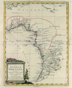 Loango, Kongo, Angola ve Benguela Krallıklarını içeren Doğu Gine, G. Zuliani
