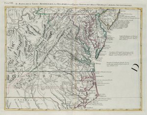 Maryland, güney New Jersey, Delaware ve Virginia ve Kuzey Carolina