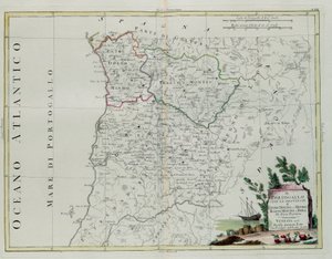 Portekiz, yani Entre Douro, Minho, Traz-os-Montes ve Beir eyaletleri, G. Zuliani tarafından Venedik