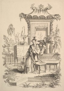 Çinli Erkek ve Kadın, ca. 1742. by Gabriel Huquier