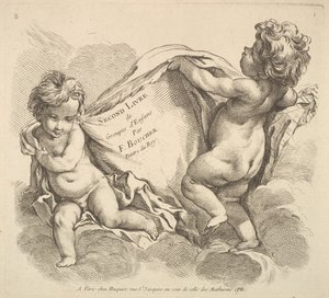 Ön yazı, 1738-45. by Gabriel Huquier