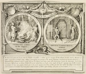 Cizvitlerin kovulması by Gabriel Jacques de Saint Aubin