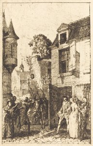 Asla her şeyi düşünmüyoruz by Gabriel Jacques de Saint Aubin