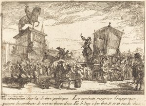 Şarlatan (Le şarlatan) by Gabriel Jacques de Saint Aubin