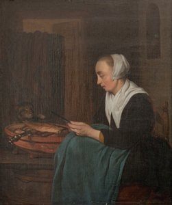 Uyuyan Pazarlamacı by Gabriel Metsu