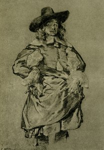 genç bir adam portresi by Gabriel Metsu