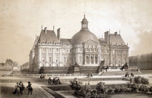 Şato de Vaux Le Vicomte (Vaux-Le-Vicomte).