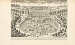 The Extremity of the Garden of Marly, Charles-Antoine Jombert