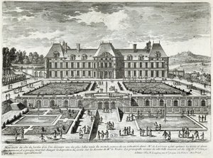 Meudon kalesinin görünümü - Perelle tarafından, 17. yüzyılın sonlarında by Gabriel Perelle