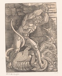 Hercules, Hydra of Lerna Labors of Hercules'i öldürür (seri başlığı)