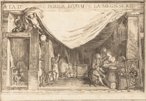 M.Périer Dükkanı, Demir İşi Tüccarı, 1767. by Gabriel de Saint Aubin