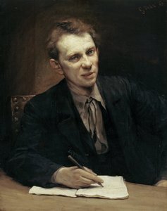 Mahkeme oyuncusu Alois Wohlmuth by Gabriel von Max
