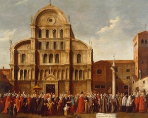 İtalya, Veneto, Venedik, San Zaccaria Kilisesi tarafından Venedik Doge by Gabriele Bella