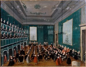 La cantata delle putte delli Ospitali Venedik hastanelerinde toplanan ve Antonio Vivaldi zamanında koroların bir parçasını oluşturan yetimler grubu. Gabriel Bella