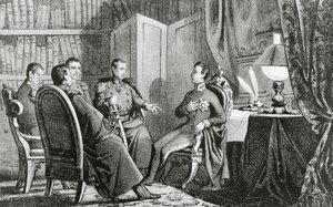 Carignano Prensi Charles Albert (1798-1849), liberal komploculara destek sözü veriyor, 6 Mart by Gabriele Castagnola