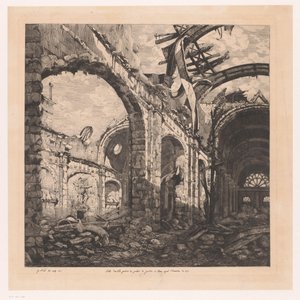 Ruïne van de Salle des Pas Perdus, Paris
