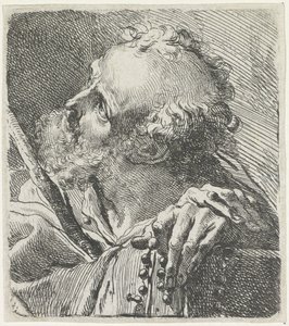 Tesbih ile Aziz Başkanı by Gaetano Gandolfi