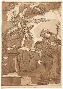 Baba Tanrı ile Kutsal Aile by Gaetano Gandolfi