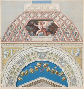 Lunette ve Tanrı ile tonoz, ışığı ve karanlığı ayırır. 1774? by Gaetano Savorelli