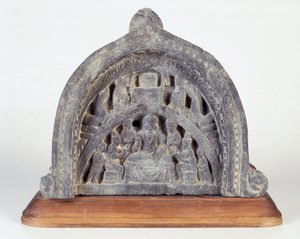 Buda Eğitimi, 100-200 (şist) by Gandhara School
