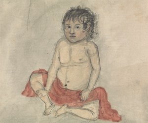 Kırmızı Bezli Çocuk by Gangaram Chintaman Tambat