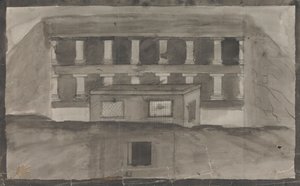 Tapınak Girişi, Ellora by Gangaram Chintaman Tambat