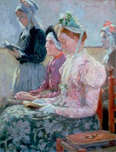 Pazar Sabahı, c1900 by Julius Garibaldi Melchers