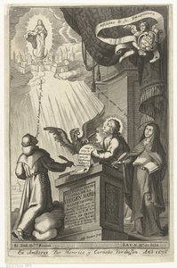 Meryem Ana cennetin krallığına mest oldu Historia divina y vida de la Virgen maria (nesnedeki başlık)