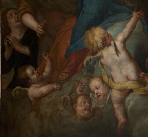 Bölge kilisesi (Sint-Walburgakerk). Tablo. Gaspar de Crayer. 1652 by Gaspar De Crayer