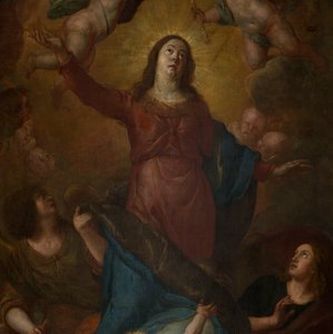 Bölge kilisesi (Sint-Walburgakerk). Tablo. Gaspar de Crayer. 1652 by Gaspar De Crayer