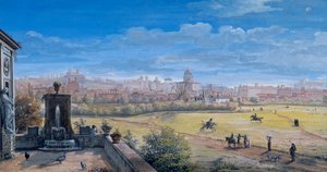 Roma manzarası by Gaspar van Wittel