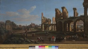 Kolezyum ve Roma Forumu, 1711 by Gaspar van Wittel