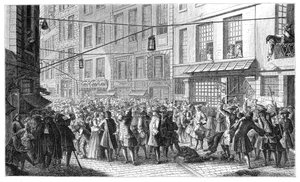 Quincampoix Caddesi, Paris, 1718, 1885.