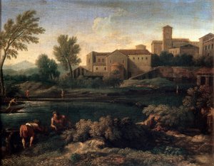 Latium'da Küçük Bir Kasaba, 1660'lar.