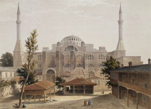 Ayasofya, Konstantinopolis, pub. 1852
