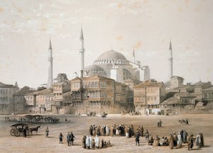 Ayasofya (levha 25) restorasyondan önce, 1852
