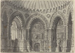 Gotik Tarzda Rotunda by Gasparo Galliari