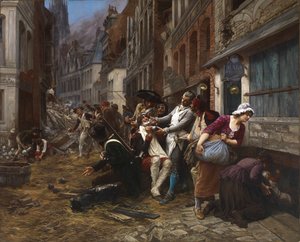 Lille Kuşatması bölümü, 1792, 1891. by Gaston Theodore Melingue