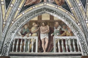 Ecce Homo Fresco Gaudenzio Ferrari (1475 ca-1546) 1542 Milan, Santa Maria delle Grazie Bazilikası İtalya by Gaudenzio Ferrari