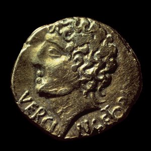 Galya altın statere (Arvernes), MÖ 52