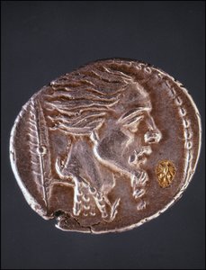 Bir Gauloise parçası üzerinde Vercingetorix